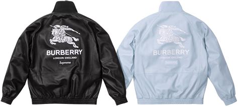 what time does burberry supreme drop|Burberry supreme track jacket.